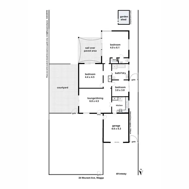 Floorplan of Homely house listing, 24 Meurant Avenue, Wagga Wagga NSW 2650