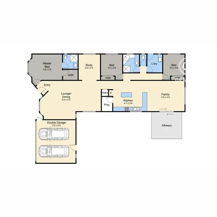Floorplan of Homely house listing, 34 Seaview Avenue, Safety Beach VIC 3936