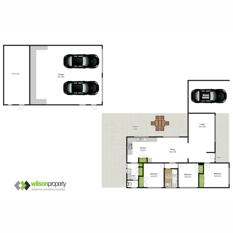 Floorplan of Homely house listing, 54 Morgan Drive, Traralgon VIC 3844