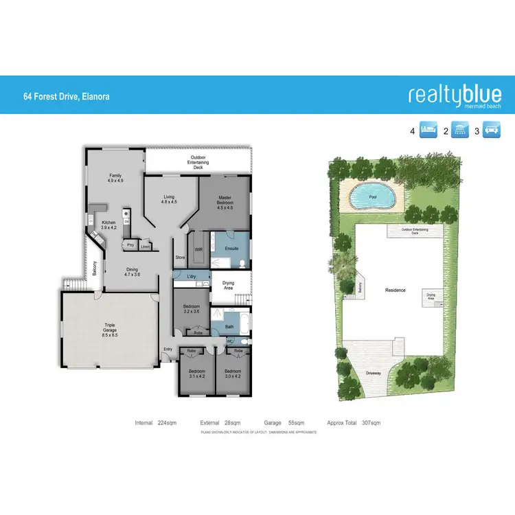 Floorplan of Homely house listing, 64 Forest Drive, Elanora QLD 4221