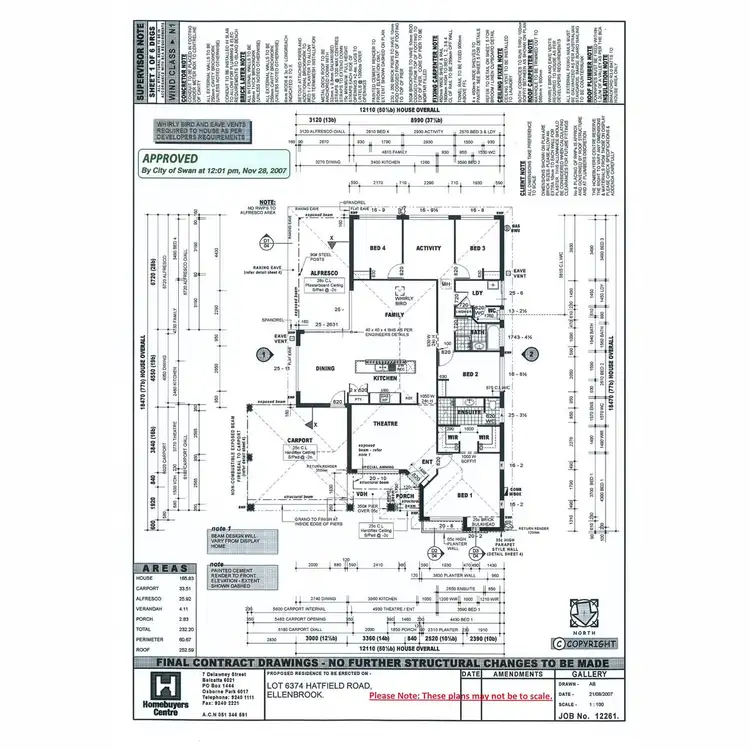 Floorplan of Homely house listing, 10 Hatfield Road, Ellenbrook WA 6069