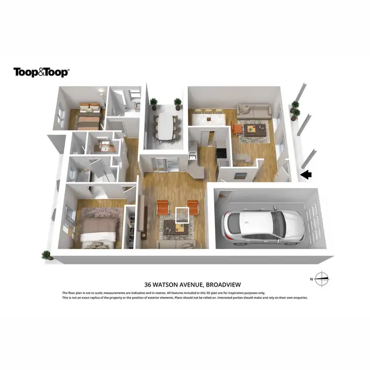 Floorplan of Homely house listing, 36 Watson Avenue, Broadview SA 5083