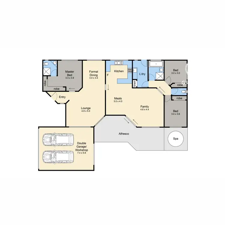 Floorplan of Homely house listing, 18 Fairway Lane, Safety Beach VIC 3936