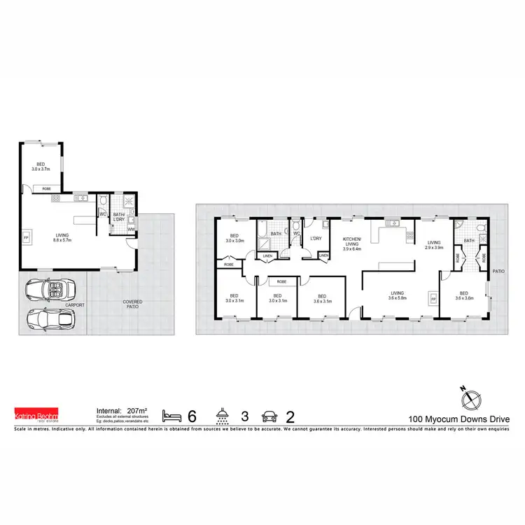Floorplan of Homely rural property listing, 100 Myocum Downs Drive, Myocum NSW 2481