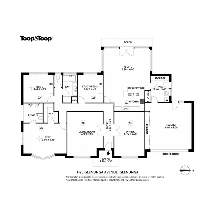 Floorplan of Homely house listing, 1/25 Glenunga Avenue, Glenunga SA 5064