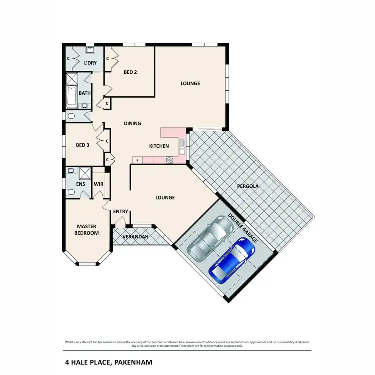 Floorplan of Homely house listing, 4 Hale Place, Pakenham VIC 3810