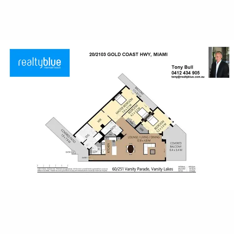 Floorplan of Homely apartment listing, 60/251 Varsity Parade, Varsity Lakes QLD 4227