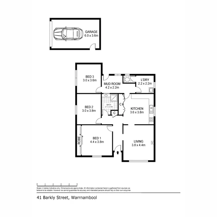Floorplan of Homely house listing, 41 Barkly Street, Warrnambool VIC 3280