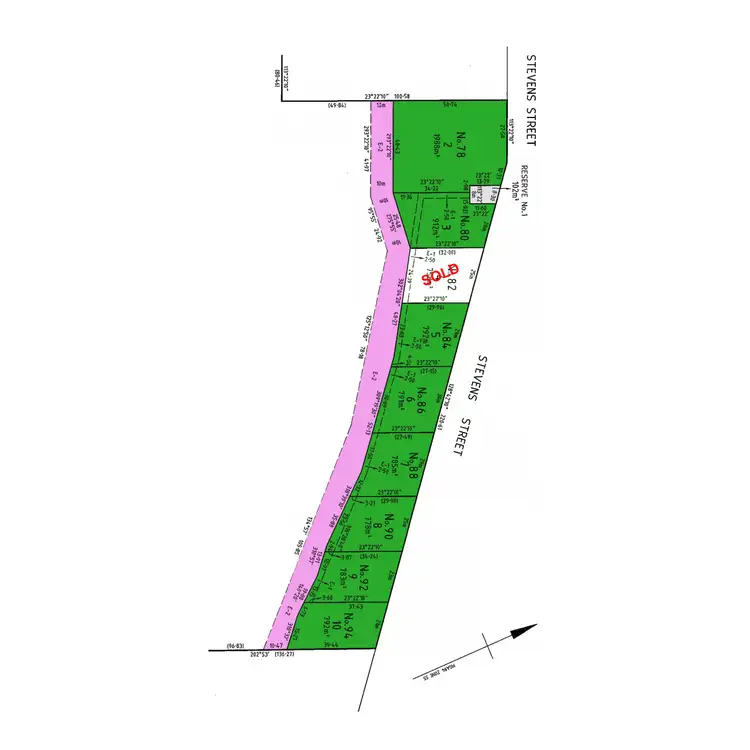 Floorplan of Homely land listing, 86 Stevens Street, Sale VIC 3850