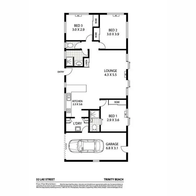 Floorplan of Homely house listing, 32a Lae Street, Trinity Beach QLD 4879
