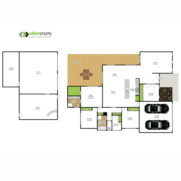 Floorplan of Homely house listing, 45 Riverslea Boulevard, Traralgon VIC 3844