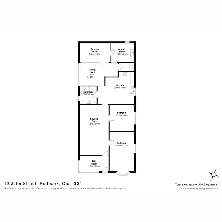 Floorplan of Homely house listing, 12 John Street, Redbank QLD 4301