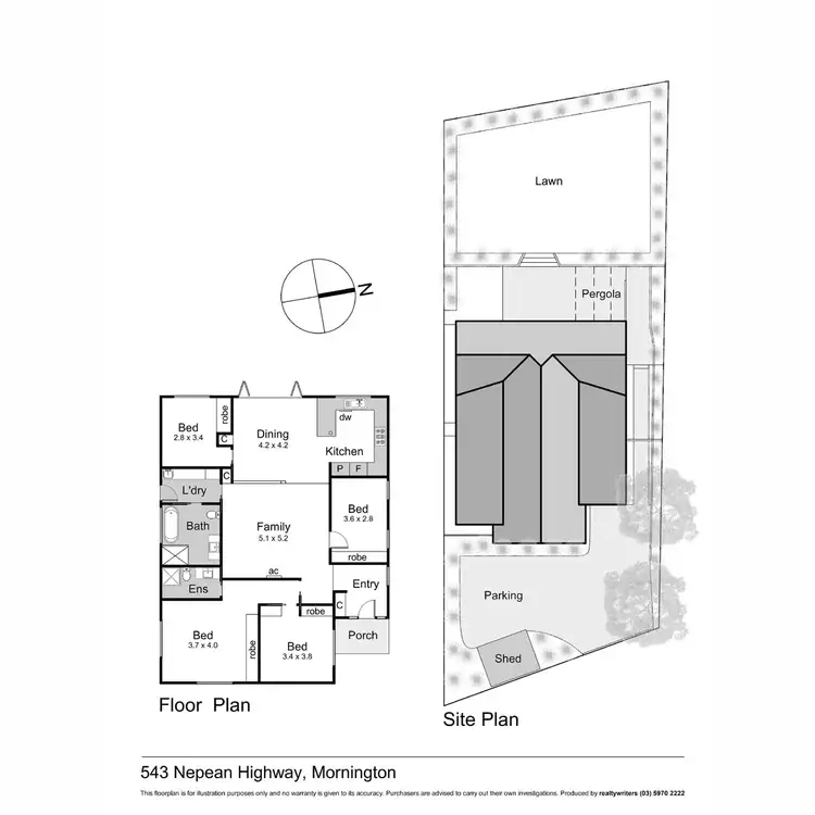Floorplan of Homely house listing, 543 Nepean Highway, Mount Martha VIC 3934