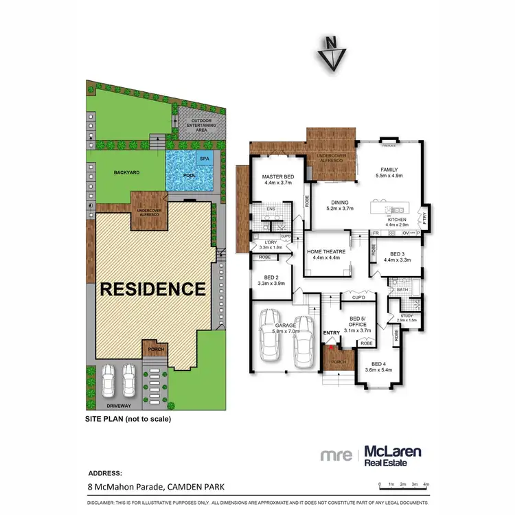 Floorplan of Homely house listing, 8 McMahon Parade, Camden Park NSW 2570