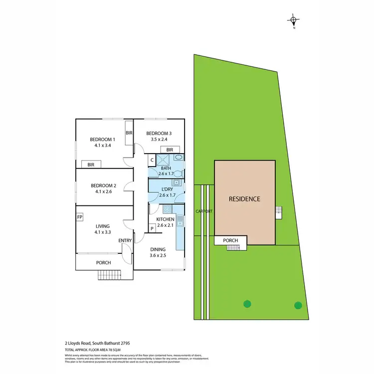 Floorplan of Homely house listing, 2 Lloyds Road, South Bathurst NSW 2795