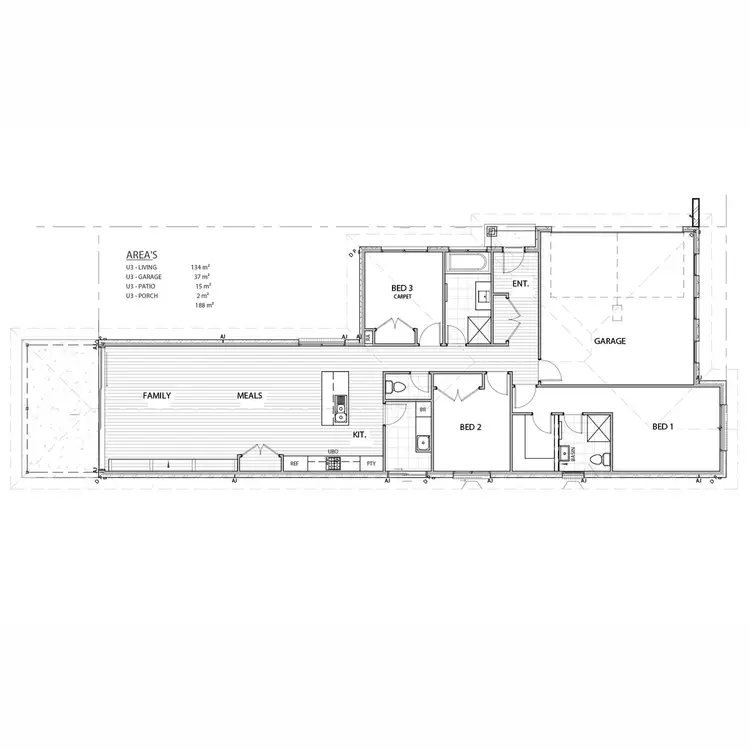Floorplan of Homely unit listing, 3/10 Waterhouse Avenue, Lloyd NSW 2650