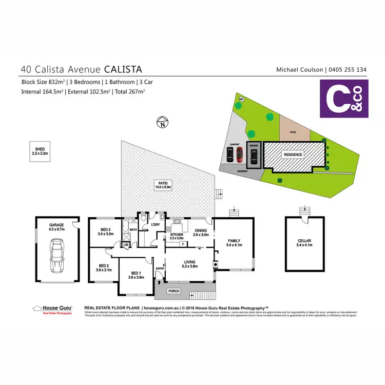 Floorplan of Homely house listing, 40 Calista Avenue, Calista WA 6167