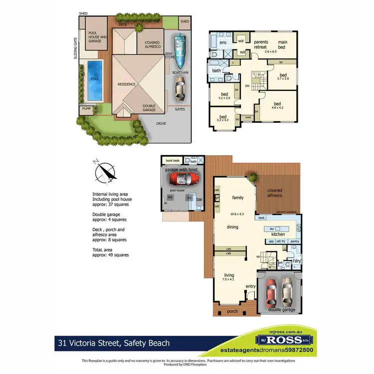 Floorplan of Homely house listing, 31 Victoria Street, Safety Beach VIC 3936