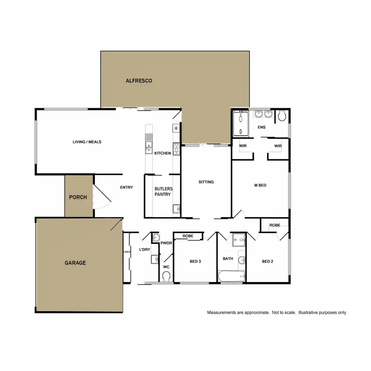 Floorplan of Homely house listing, 7 Macquarie Court, Wangaratta VIC 3677