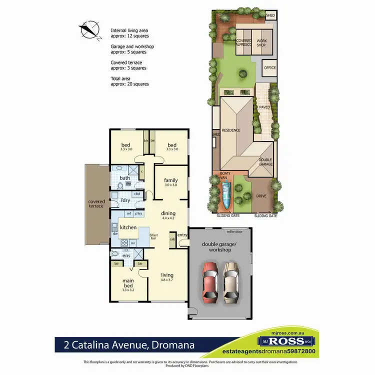 Floorplan of Homely house listing, 2 Catalina Avenue, Dromana VIC 3936