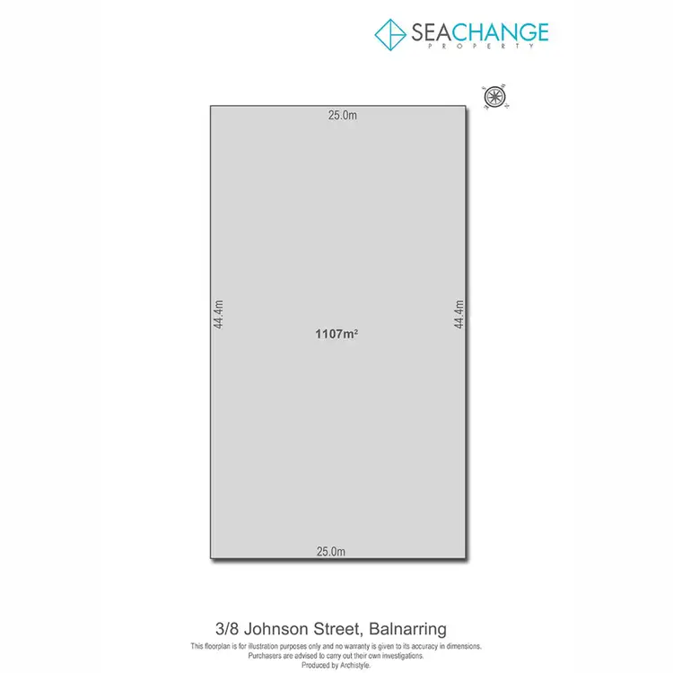 Floorplan of Homely land listing, LOT 3, 8 Johnson Street, Balnarring VIC 3926