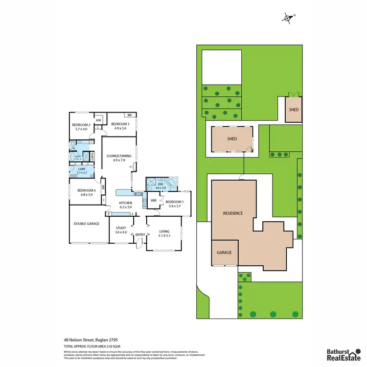 Floorplan of Homely house listing, 48 Nelson Street, Raglan NSW 2795