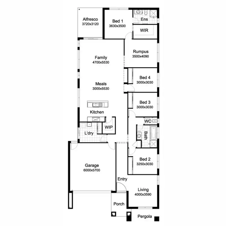 Floorplan of Homely house listing, 21 Harmony Crescent, South Ripley QLD 4306