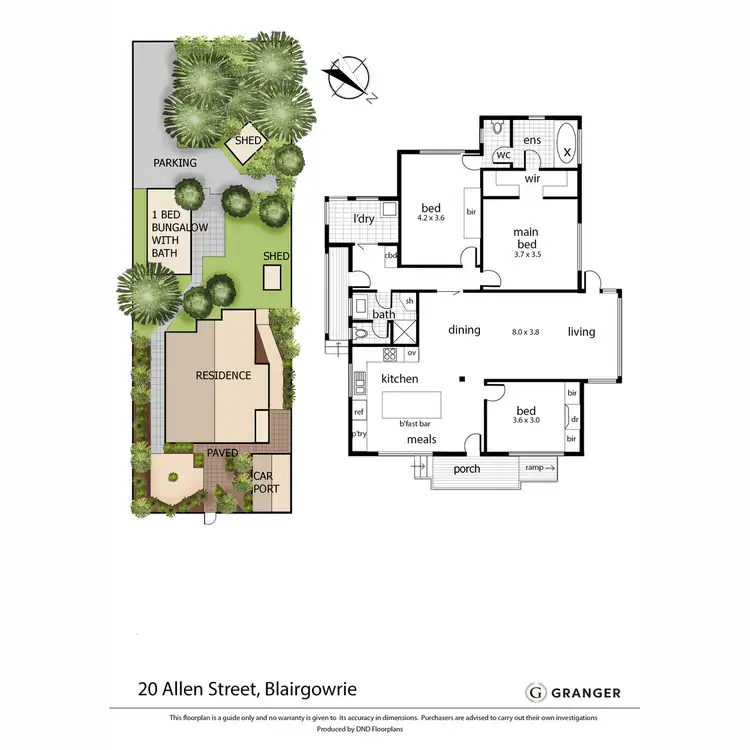 Floorplan of Homely house listing, 20 Allan Street, Blairgowrie VIC 3942