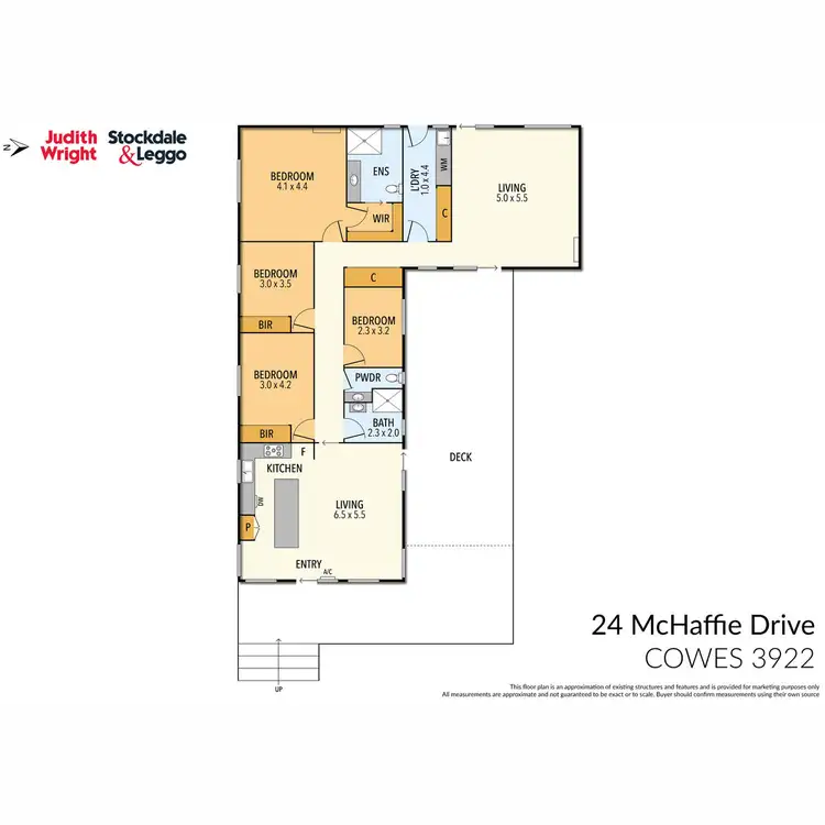 Floorplan of Homely house listing, 24 McHaffie Drive, Cowes VIC 3922