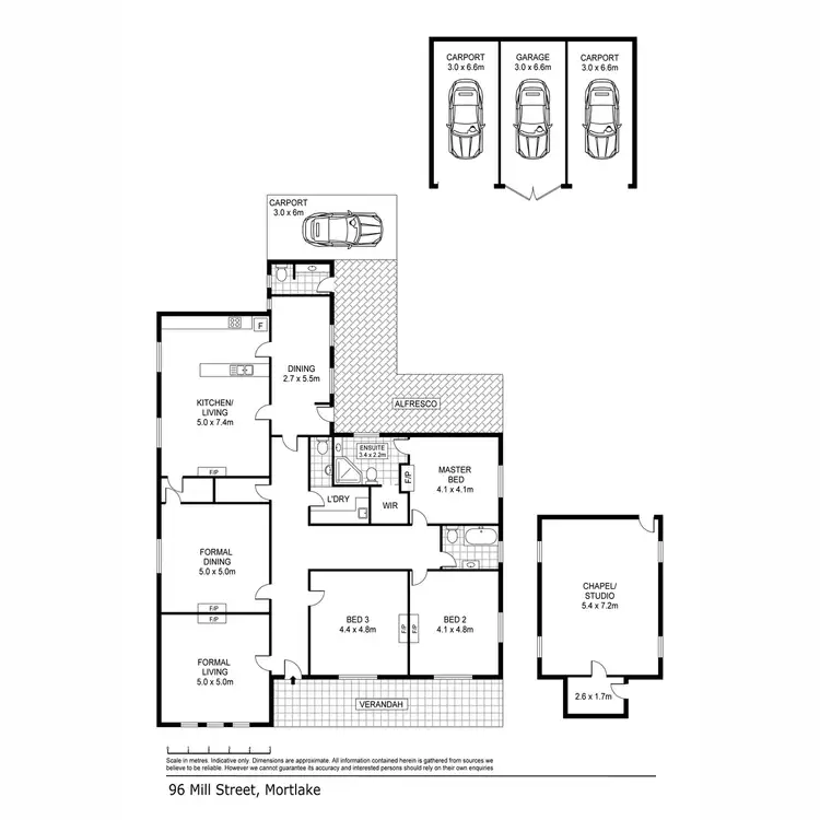 Floorplan of Homely house listing, 96 Mill Street, Mortlake VIC 3272