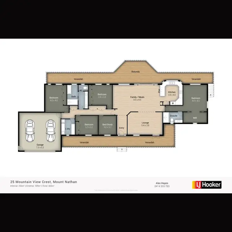 Floorplan of Homely rural property listing, 25 Mountain View Crest, Mount Nathan QLD 4211