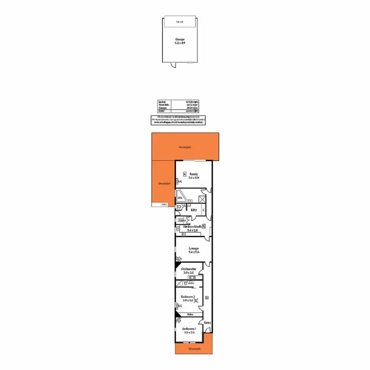 Floorplan of Homely house listing, 26 Hauteville Tce, Eastwood SA 5063