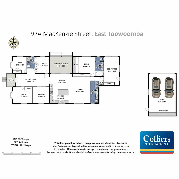 Floorplan of Homely house listing, 92A Mackenzie Street, East Toowoomba QLD 4350