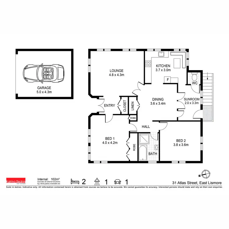 Floorplan of Homely house listing, 31 Atlas Street, East Lismore NSW 2480