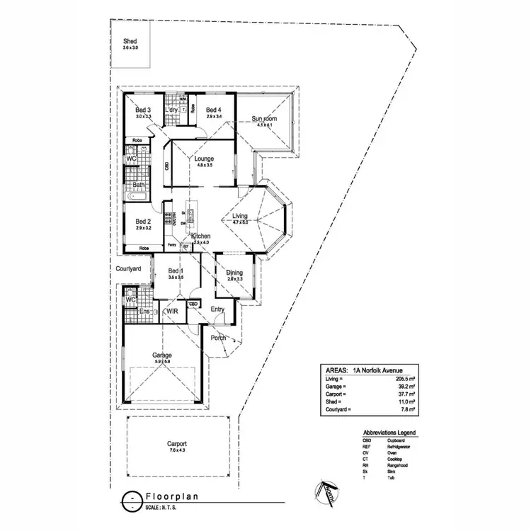 Floorplan of Homely house listing, 1a Norfolk Avenue, Lake Albert NSW 2650