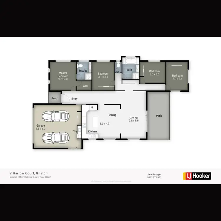 Floorplan of Homely house listing, 7 Harlow Court, Gilston QLD 4211