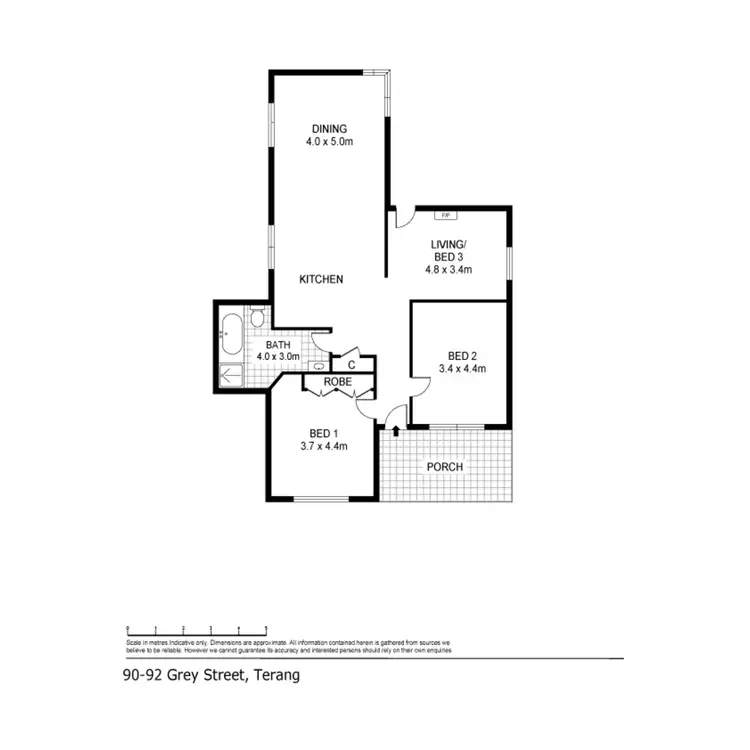 Floorplan of Homely house listing, 90-92 Grey Street, Terang VIC 3264