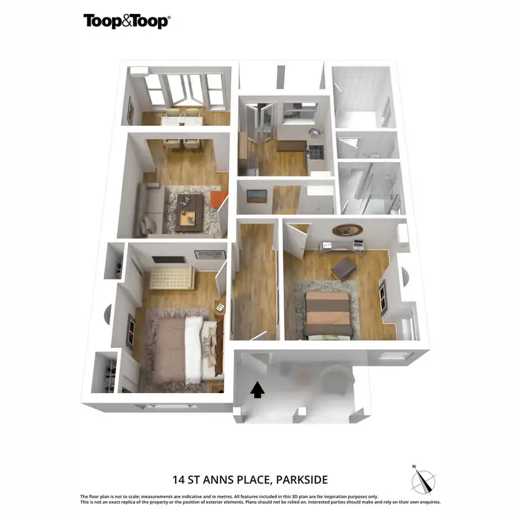 Floorplan of Homely house listing, 14 St Anns Place, Parkside SA 5063