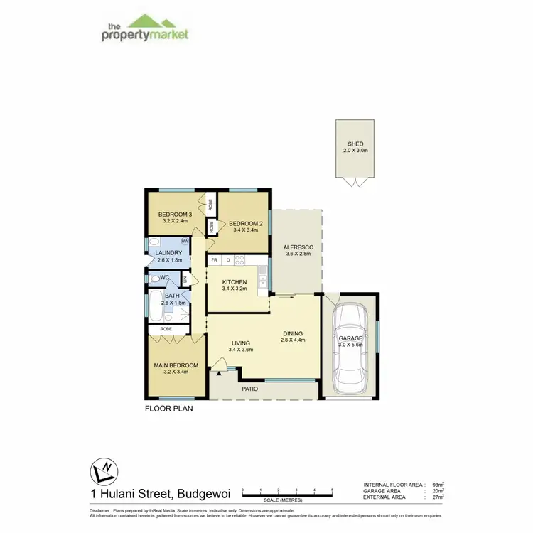 Floorplan of Homely house listing, 1 Hulani Street, Budgewoi NSW 2262