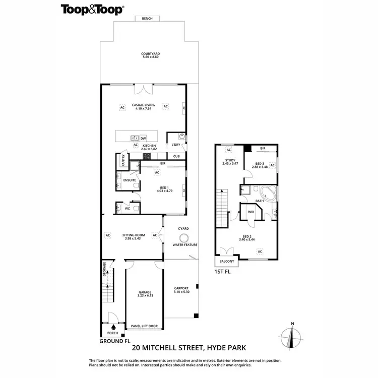 Floorplan of Homely house listing, 20 Mitchell Street, Hyde Park SA 5061