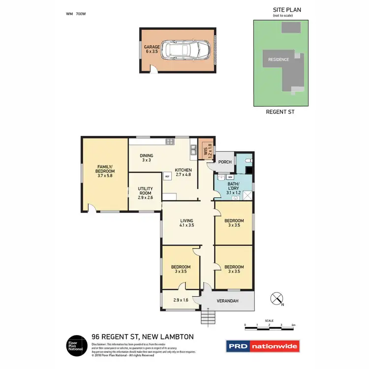 Floorplan of Homely house listing, 96 Regent Street, New Lambton NSW 2305