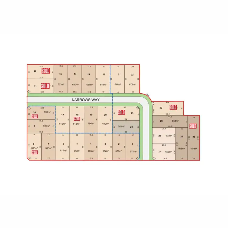 Floorplan of Homely land listing, LOT 3, 55-71 Boys Home Road, Newhaven VIC 3925