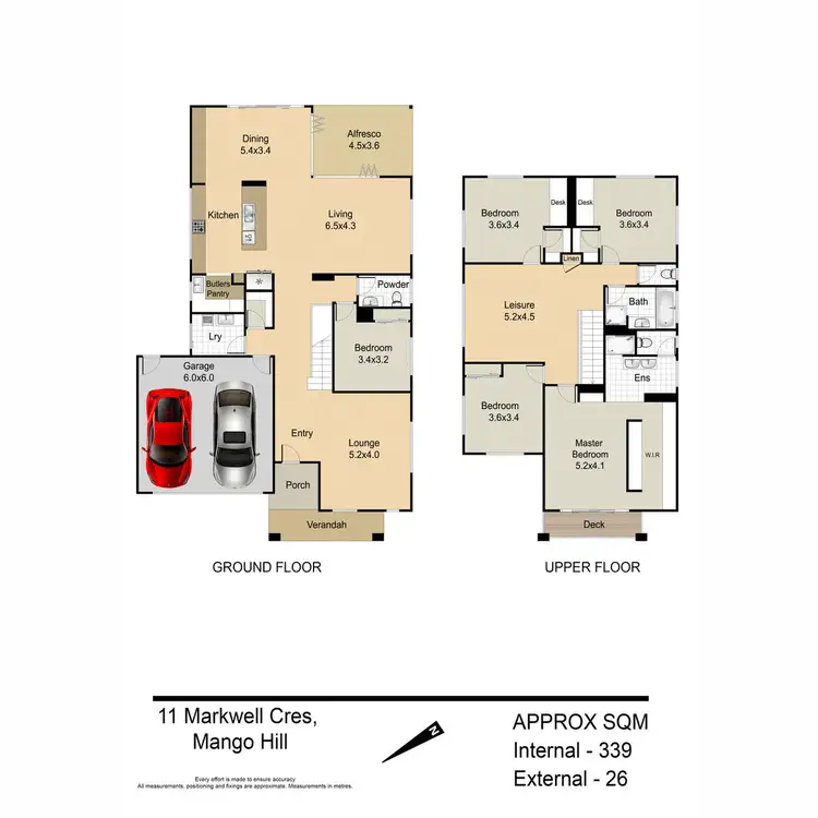 Floorplan of Homely house listing, 11 Markwell Crescent, Mango Hill QLD 4509