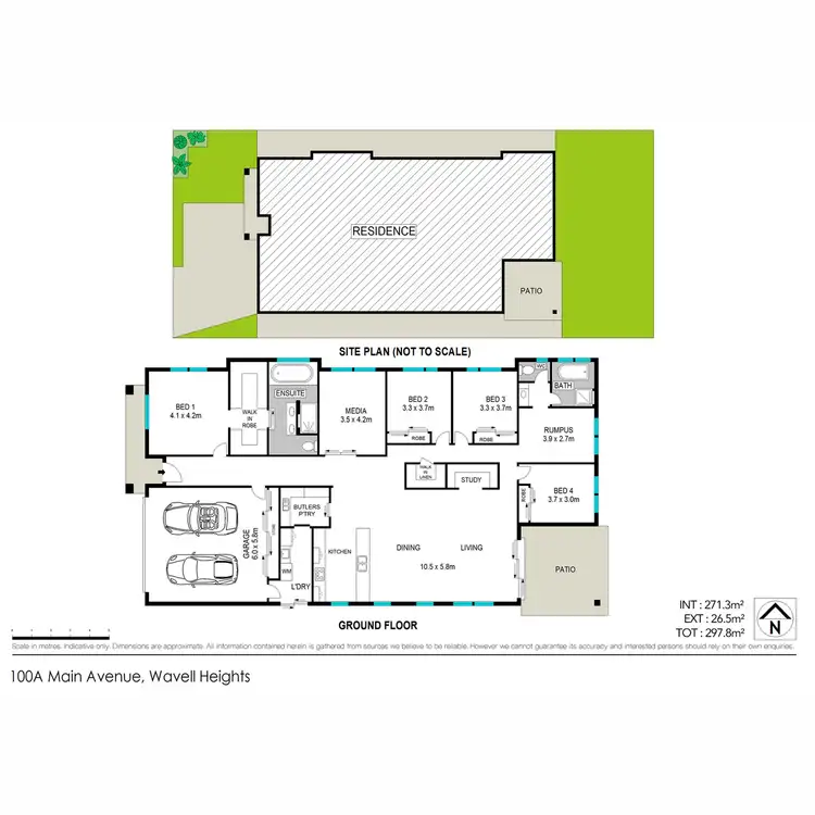 Floorplan of Homely house listing, 100A Main Avenue, Wavell Heights QLD 4012