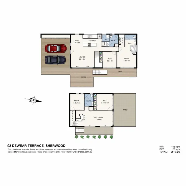 Floorplan of Homely house listing, 93 Dewar Terrace, Sherwood QLD 4075