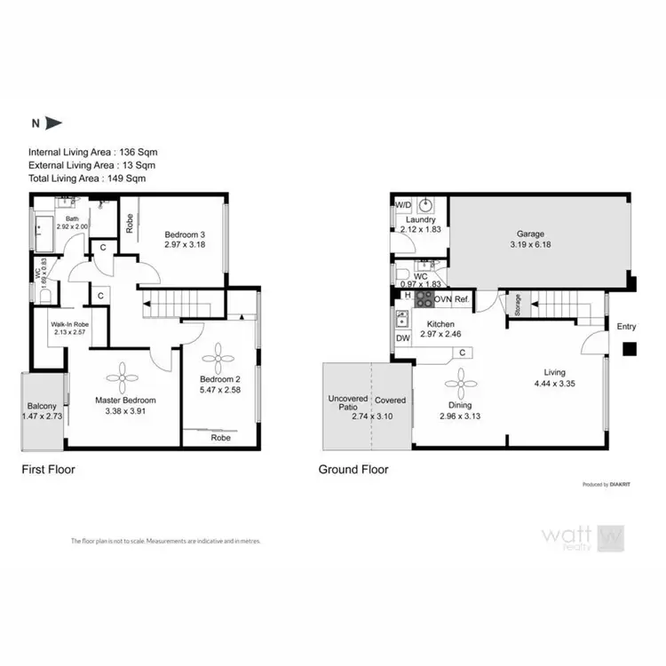 Floorplan of Homely townhouse listing, 135/18 Spano Street, Zillmere QLD 4034