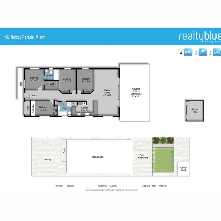 Floorplan of Homely house listing, 153 Nobby Parade, Miami QLD 4220