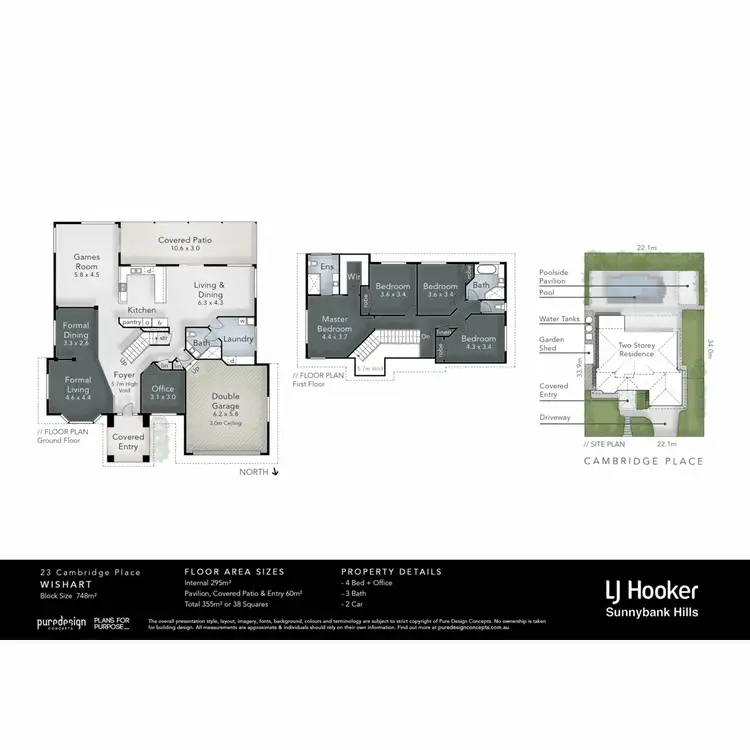 Floorplan of Homely house listing, 23 Cambridge Place, Wishart QLD 4122