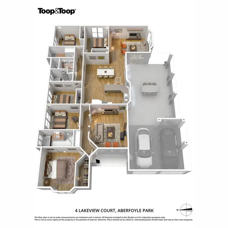 Floorplan of Homely house listing, 4 Lakeview Court, Aberfoyle Park SA 5159