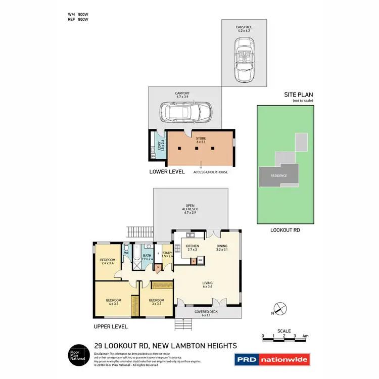Floorplan of Homely house listing, 29 Lookout Road, New Lambton Heights NSW 2305